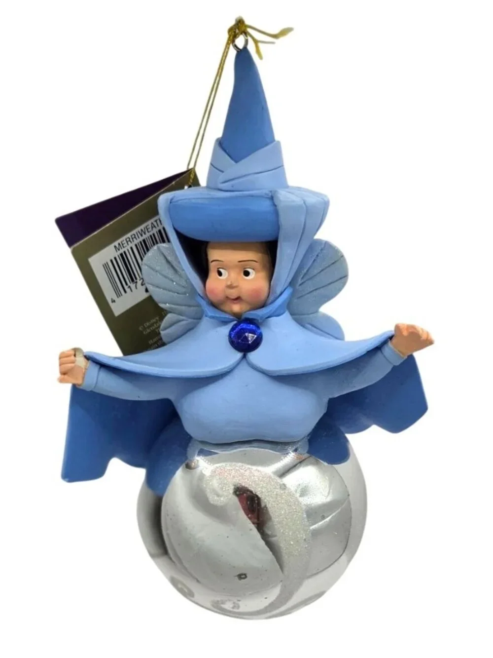 Disney Sleeping Beauty Merriweather Fairy Enchanted Christmas Ornament NWT - Picture 1 of 16